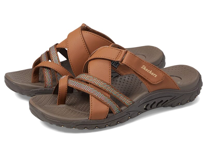 スケッチャーズ レディース シューズ サンダル SKECHERS Reggae - Sunday Stroll Brown ブラウン