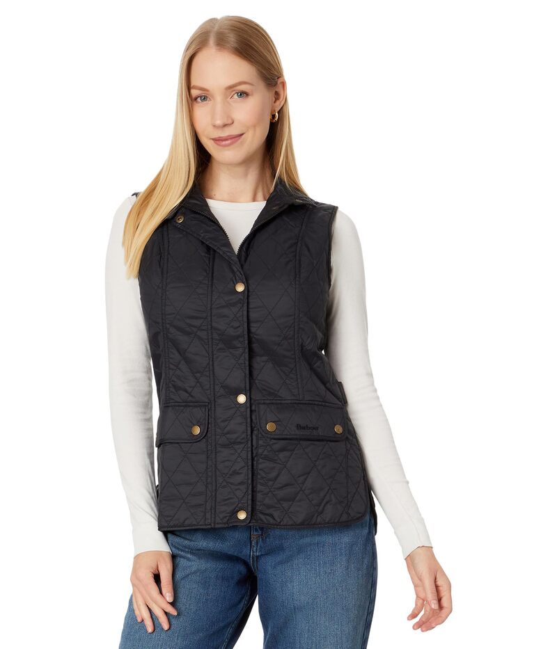 バブアー レディース アウター 厚地の外套 Barbour Otterburn Gile Black 黒いこと コート・ジャケット-レディースファッション