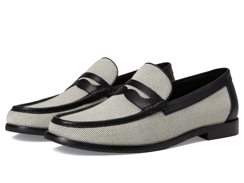 スティーブ マデン メンズ シューズ スリッポン・ローファー Steve Madden Castille Black/Beige ブラック