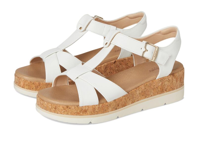 ドクター・ショール レディース シューズ サンダル Dr. Scholl's Once Again White Faux Leat ホワイト