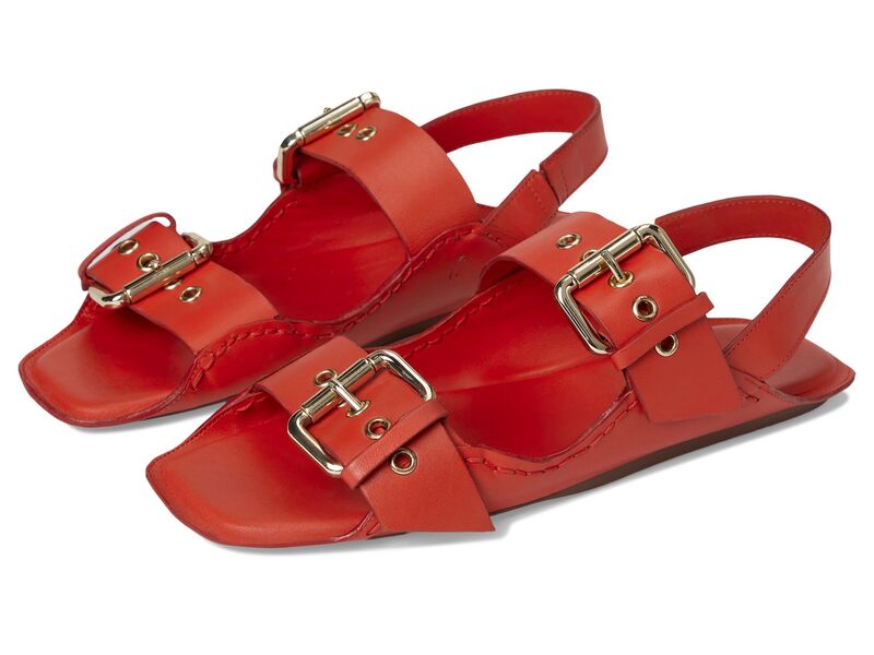 フリーピープル レディース シューズ サンダル Free People Blossom Buckle Sandal Salsa Leather