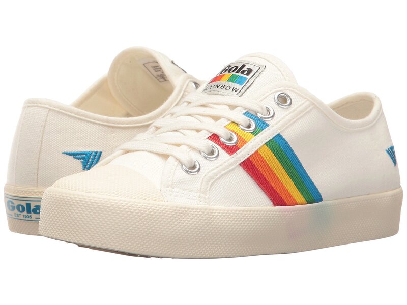 ゴラ レディース シューズ スニーカー Gola Coaster Rainbow Off-White/Multi オフホワイト