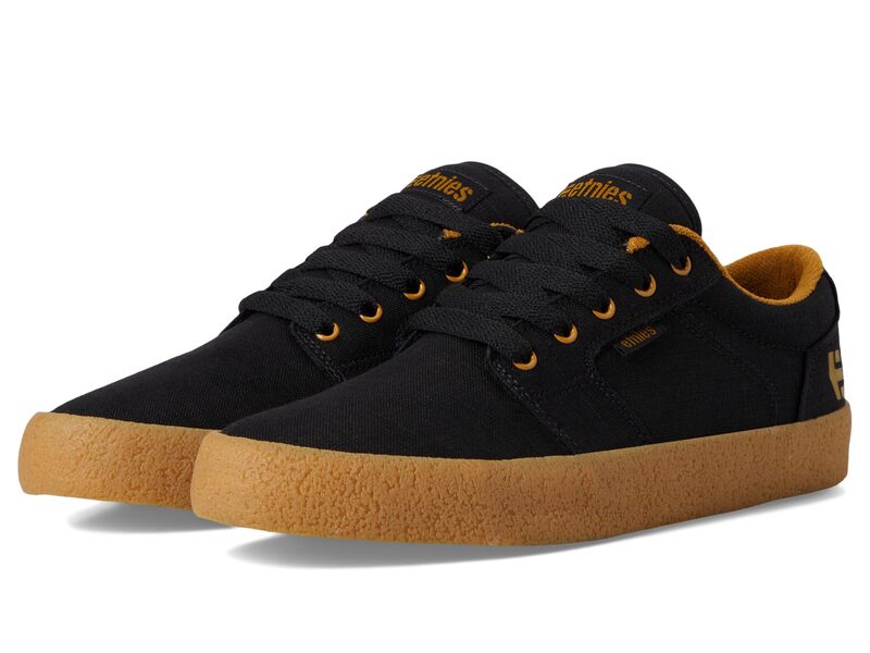 エトニーズ メンズ シューズ スニーカー etnies Barge LS Black Raw 黒いこと スニーカー-靴-メンズ靴