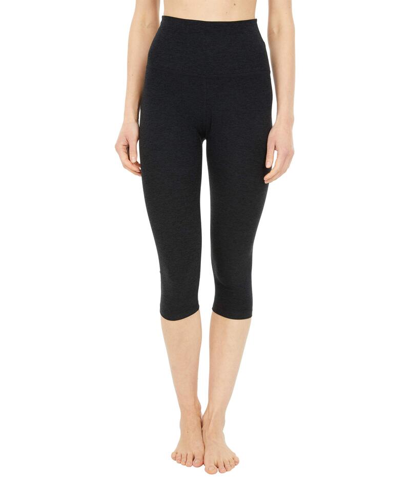ビヨンドヨガ レディース ボトムス 心地好いズボン下 レギンス Beyond Yoga Spacedye High Waisted Pedal Pusher Leggings Darkest Night パンツ-レディースファッション