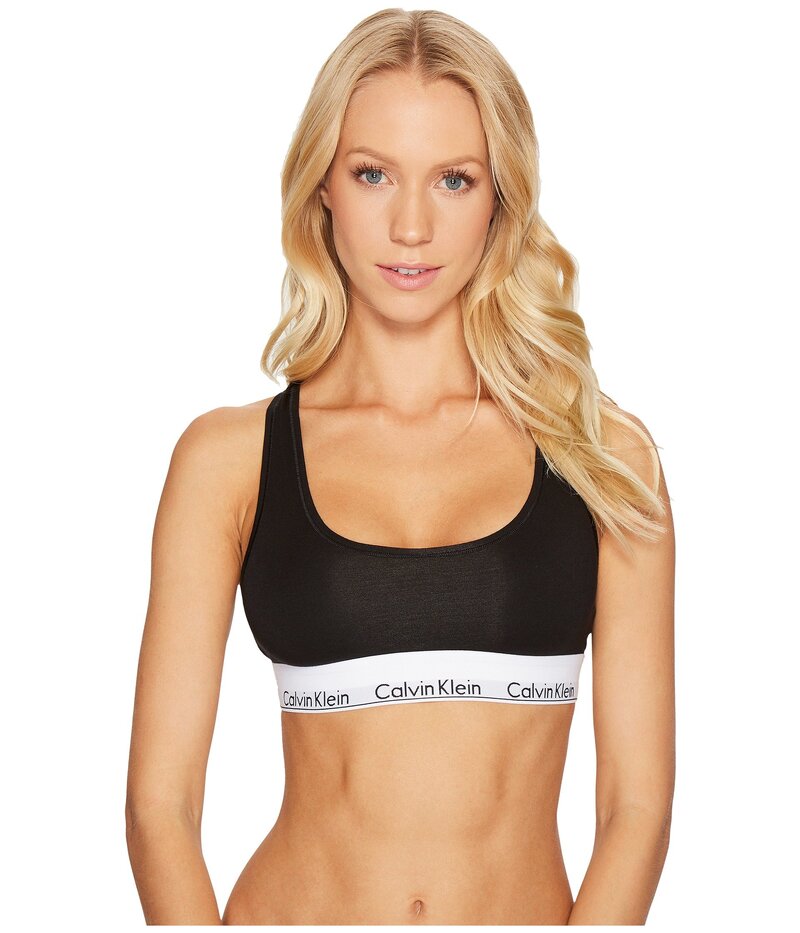 カルバン クライン アンダーウェア レディース アンダーウェア ブラジャー コットン Calvin Klein Underwear Modern Cotton Bralette F3785 Black ブラック