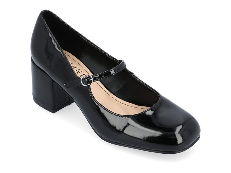ジュルネ 寄せあわせ レディース シューズ 踵 Journee Collection Tru Comfort Foam Okenna Pumps Black 黒いこと レディース靴-靴-ミュール