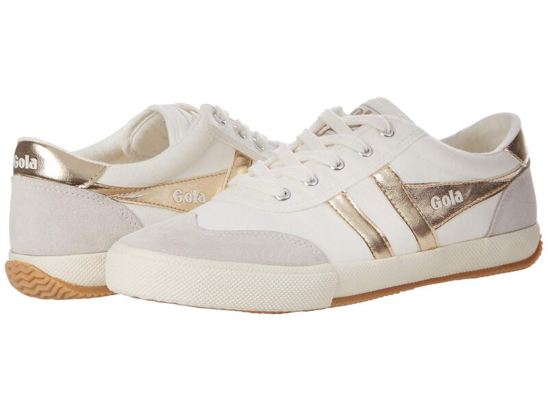 ゴラ レディース シューズ スニーカー Gola Badminton Off-White Gold 象牙色