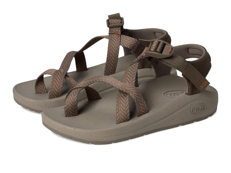 チャコ メンズ シューズ サンダル Chaco Cushz Toe-Loop Frond Truffle