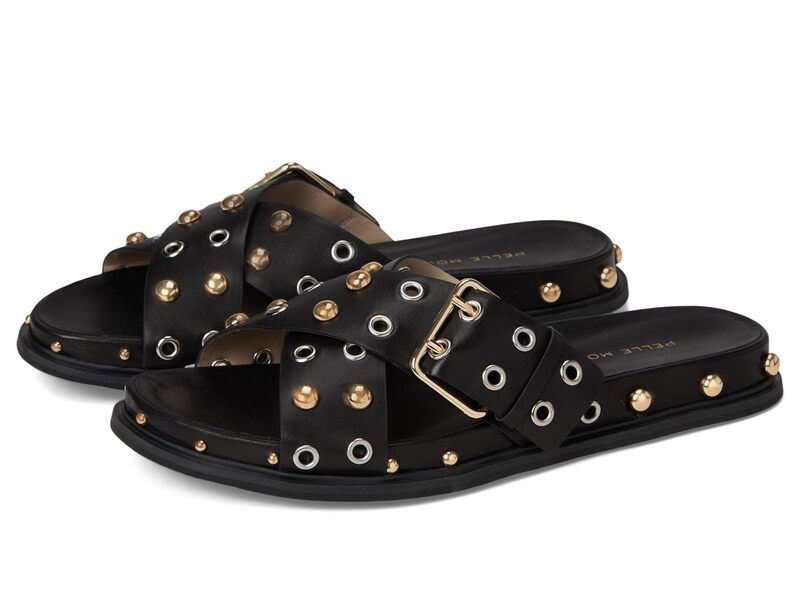 ペレモーダ レディース シューズ サンダル Pelle Moda Niana Slide Black ブラック