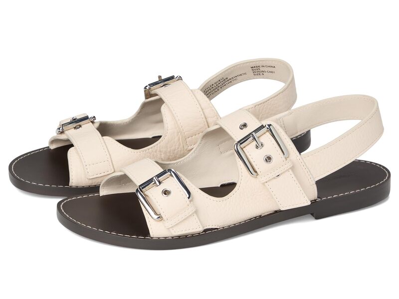 メイドウェル レディース シューズ サンダル Madewell Indie Double Buckle Sandals Ivory アイボリー