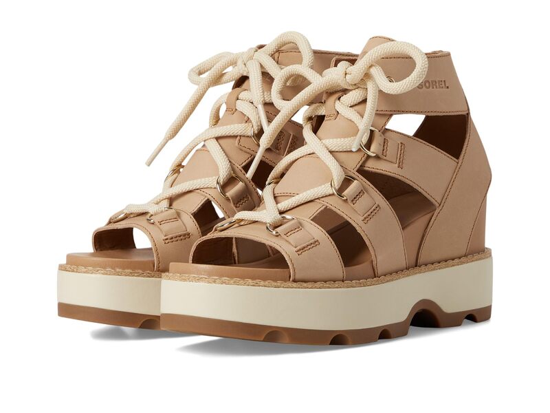 ソレル レディース シューズ ヒール レース SOREL Joanie? IV Lace Wedge Honest Beige G ベージュ 16,671円
