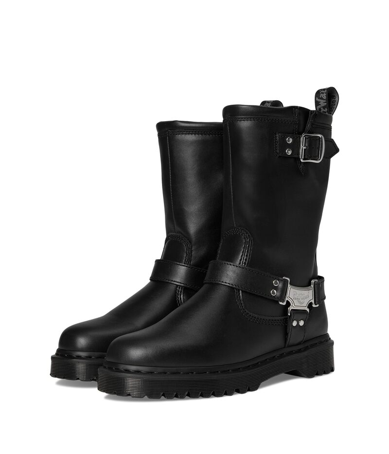 ドクターマーチン メンズ シューズ ブーツ・レインブーツ Dr. Martens Anistone Hi Black ブラック