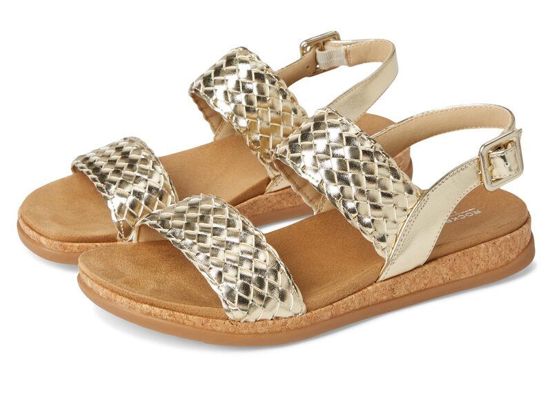 ロックポート レディース シューズ サンダル Rockport Yarelia Gold ゴールド