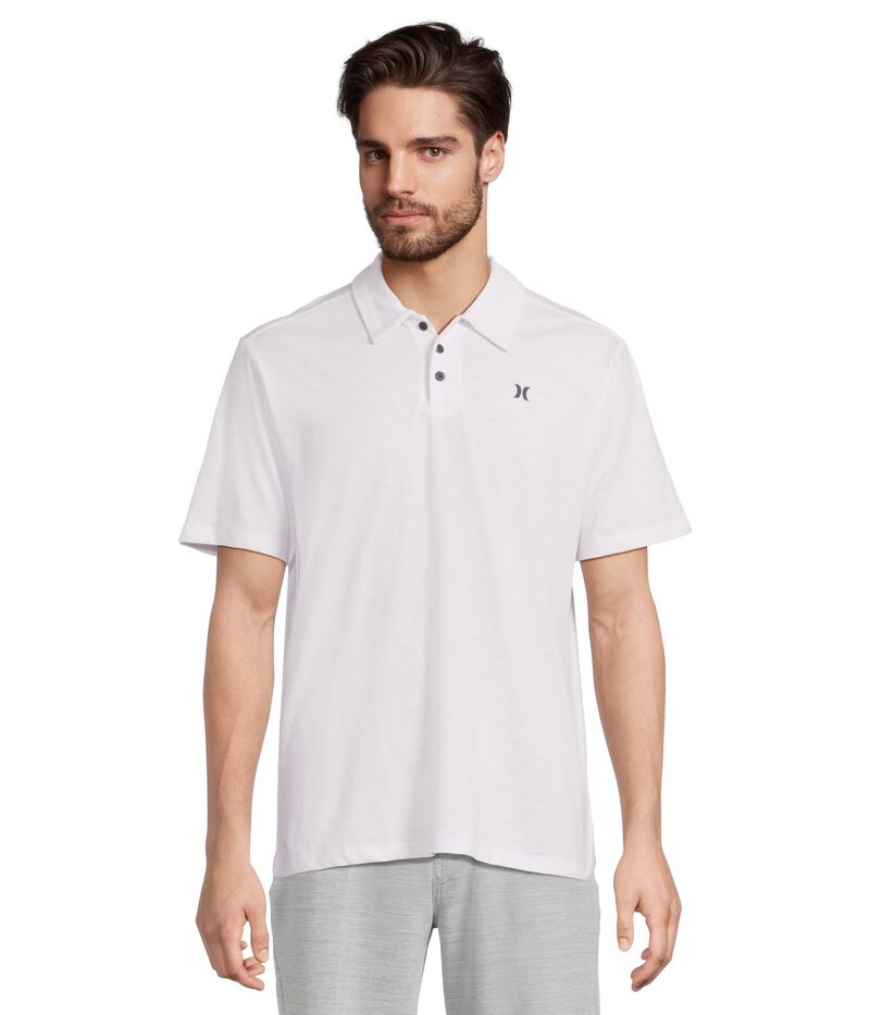 ハーレー メンズ トップス プルオーバー スポーツシャツ Hurley Icon Slub Polo Short Sleeve White 白いこと