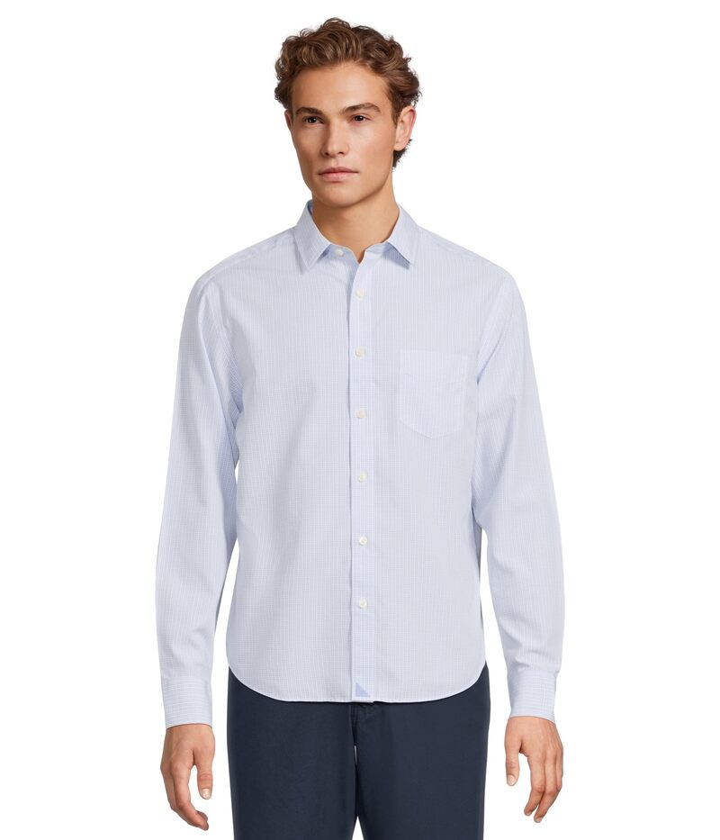 アンタックイット メンズ トップス プルオーバー UNTUCKit Wrinkle Free Halstead Shirt Light Blue 青色 トップス-メンズファッション