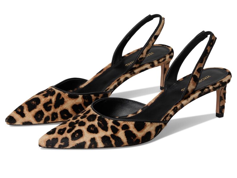 ヴェロニカ ベアード レディース シューズ 踵 Veronica Beard Caroline-2 Brown Leopard 赤銅色