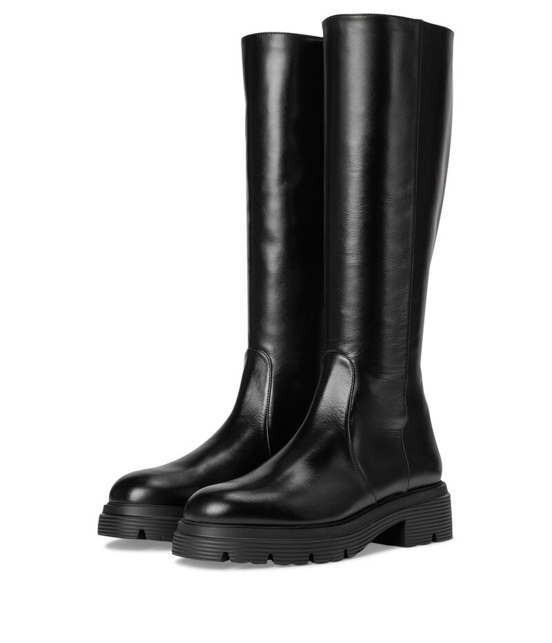 スチュアート ワイツマン レディース シューズ ブーツ・レインブーツ Stuart Weitzman Hudson Lite Zip Boots Black 黒いこと