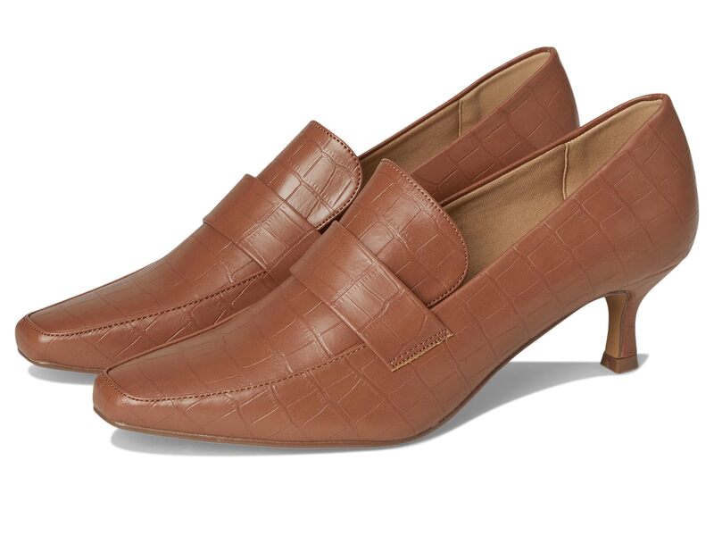 ジュルネ 寄せあわせ レディース シューズ 踵 Journee Collection Celina Pump Brown 赤銅色 ミュール-靴-レディース靴