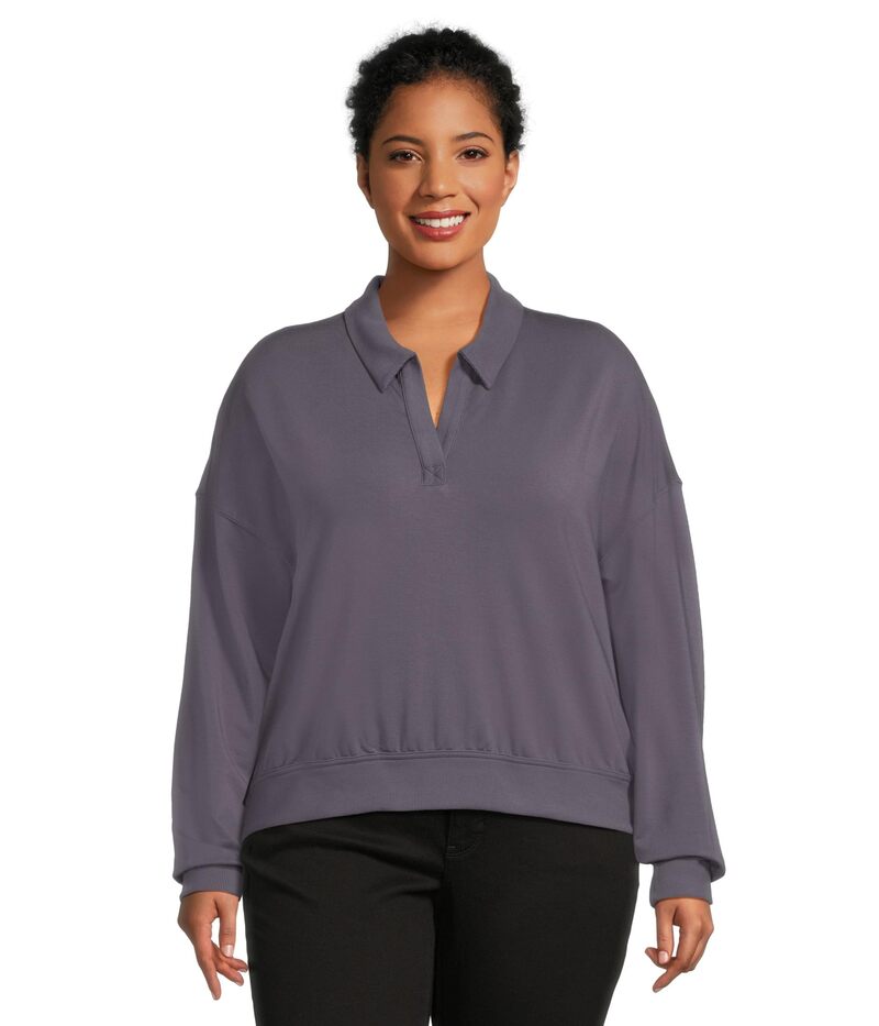 トラビスマヒュー レディース アウター 厚地の外套 パイル TravisMathew Cloud Terry Long Sleeves Graystone