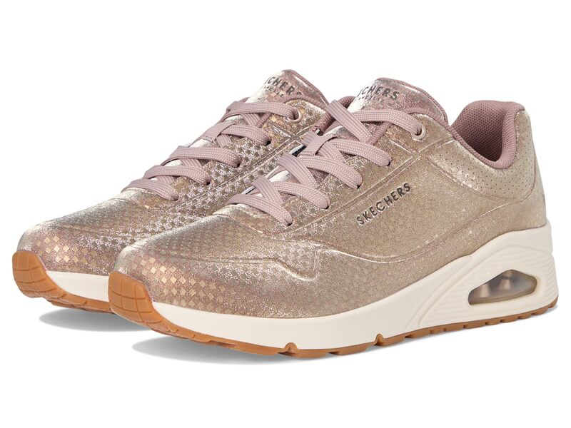 スケッチャーズ レディース シューズ スニーカー SKECHERS Uno - Disco Nite Rose Gold ゴールド