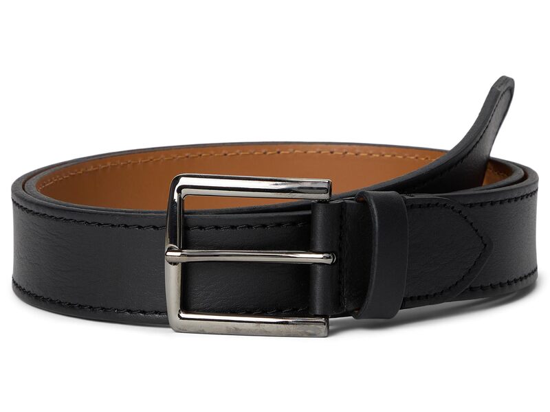ジョンストンアンドマーフィー メンズ 付属品 胴締め なめし革 Johnston \u0026 Murphy Harrison Soft Leather Belt Black 黒いこと