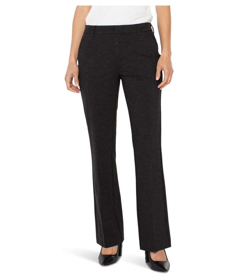 リヴァプール ロサンゼルス レディース ボトムス カジュアルパンツ Liverpool Los Angeles Kelsey Mid-Rise Flare Trouser 31'' Inseam Heathered Charc
