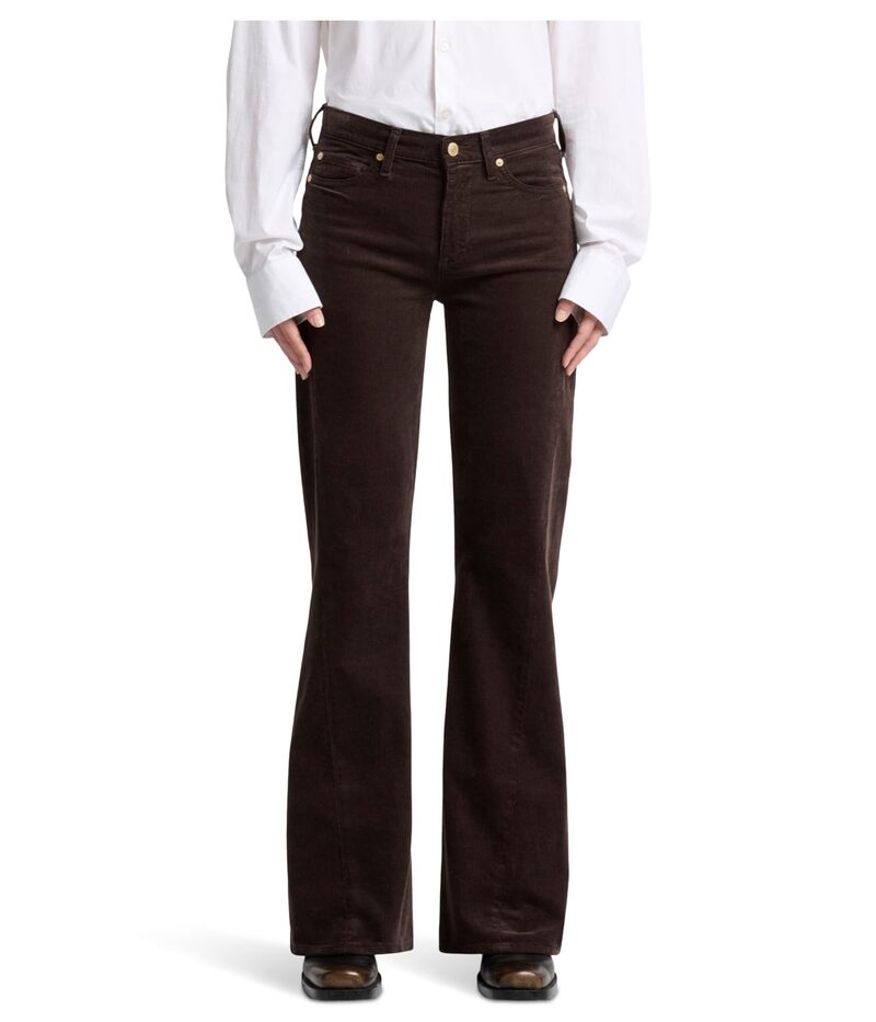 セブンフォーオールマンカインド レディース ボトムス デニムパンツ 7 For All Mankind Twisted Dojo Tailorless Corduroy Coffee コーヒー