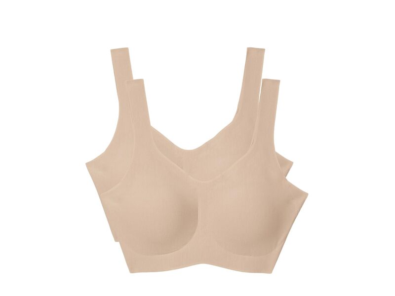 コマンドー レディース アンダー御召しもの ブラ Commando 2-Pack Butter Soft-Support Bralette BSS501 Beige ベージュ