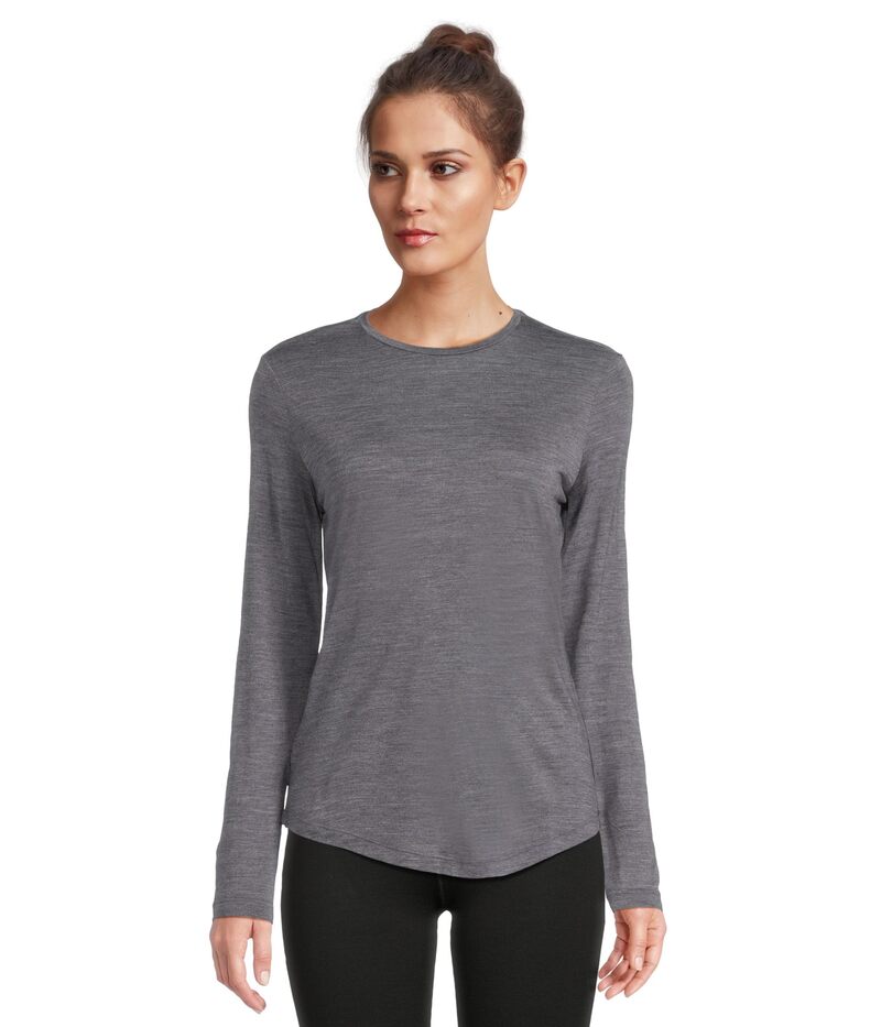 アイスブレーカー レディース トップス シャツ Tシャツ Icebreaker 125 Cool-Lite? Sphere III Long Sleeve Tee Midnight Navy H ネイビー