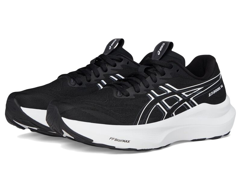 アシックス レディース シューズ スニーカー ASICS Gt-2000 14 Black/White ホワイト