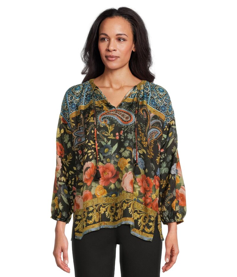 ジョニーワズ レディース トップス シャツ ブラウス Johnny Was Margot Blouse Leto