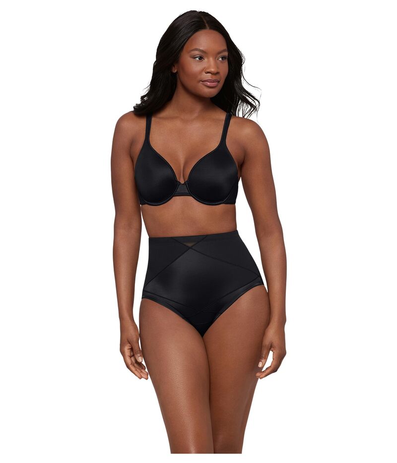 不思議なこと背広 レディース ボトムス 二分の一ズボン下・さる股引き Miraclesuit Shapewear Tummy Tuck At Waist Shaping Brief 2413 Black 黒いこと