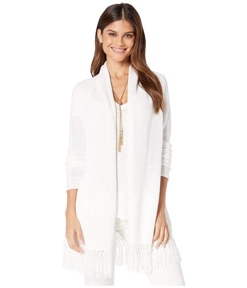 リリーピュリッツァー レディース アウター ニット・セーター カーディガン Lilly Pulitzer Tatum Cardigan Resort White ホワイト