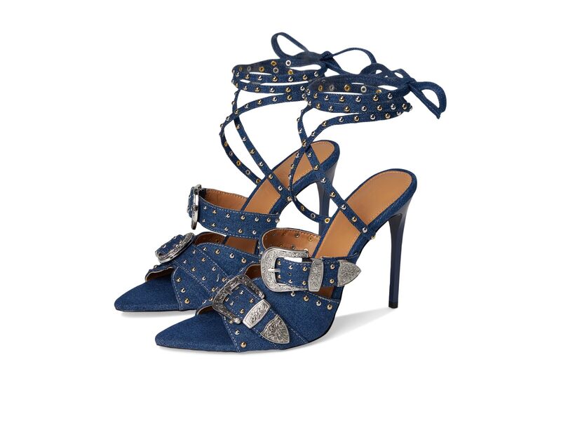 スティーブ マデン レディース シューズ サンダル Steve Madden Saddle Denim Multi デニム