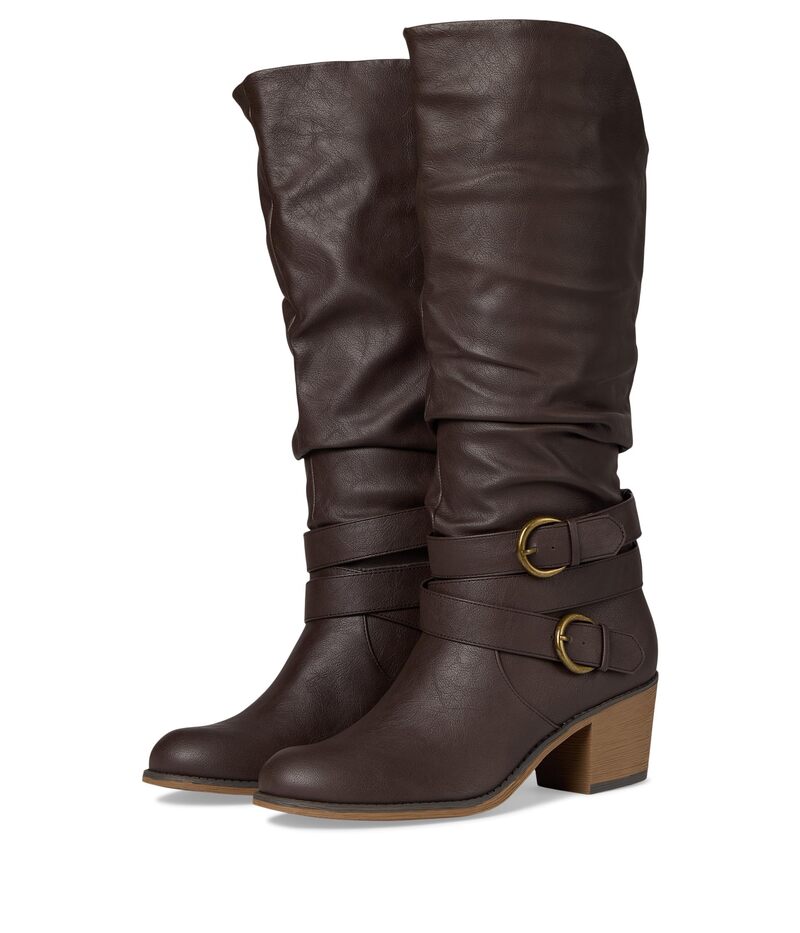ジュルネ コレクション レディース シューズ ブーツ・レインブーツ Journee Collection Late Boot Dark Brown ブラウン