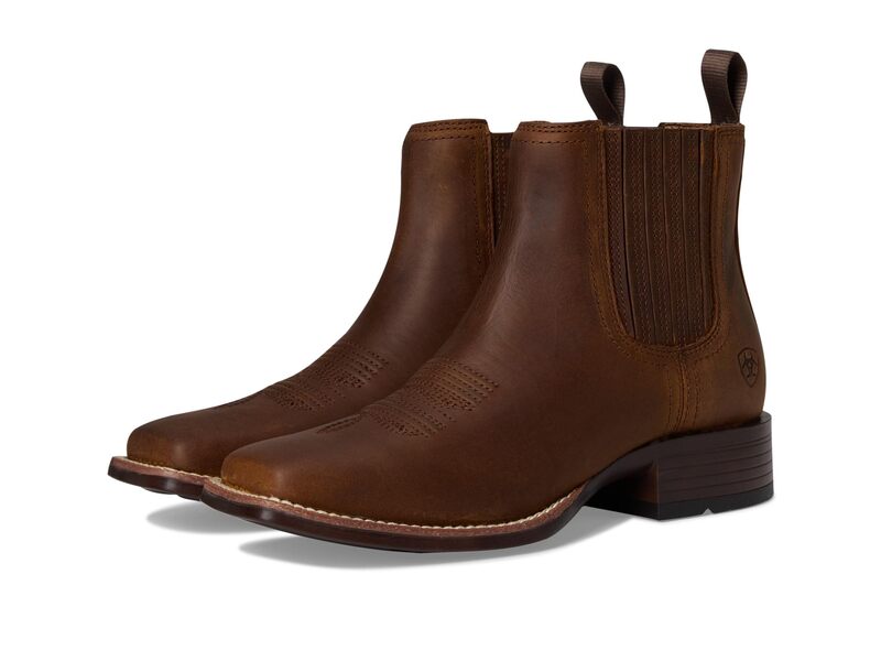 アリアト レディース シューズ ブーツ・レインブーツ チェルシー Ariat Booker Chelsea Distressed Brow ブーツ-靴