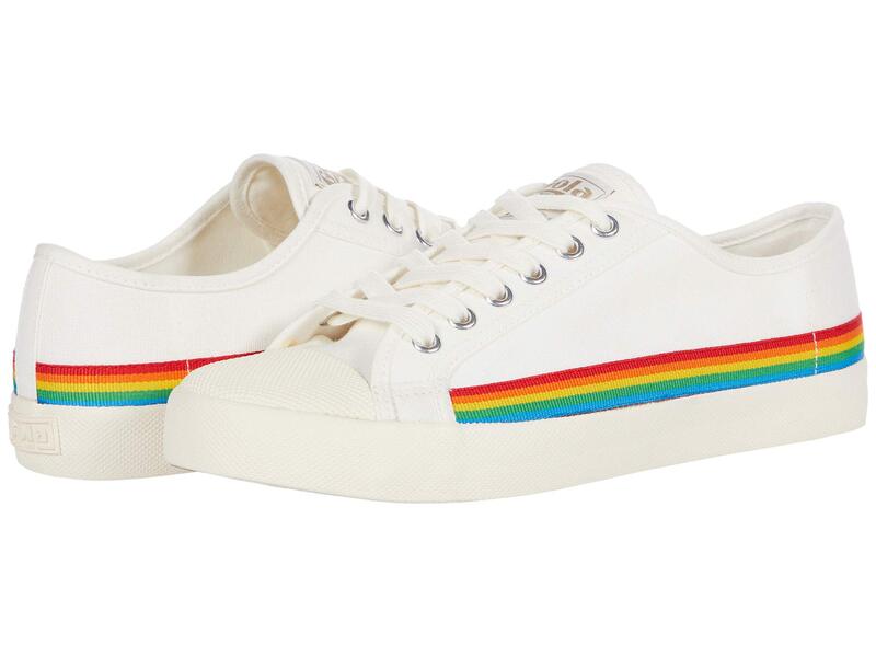 ゴラ レディース シューズ スニーカー Gola Coaster Rainbow Drop Off-White/Multi 象牙色