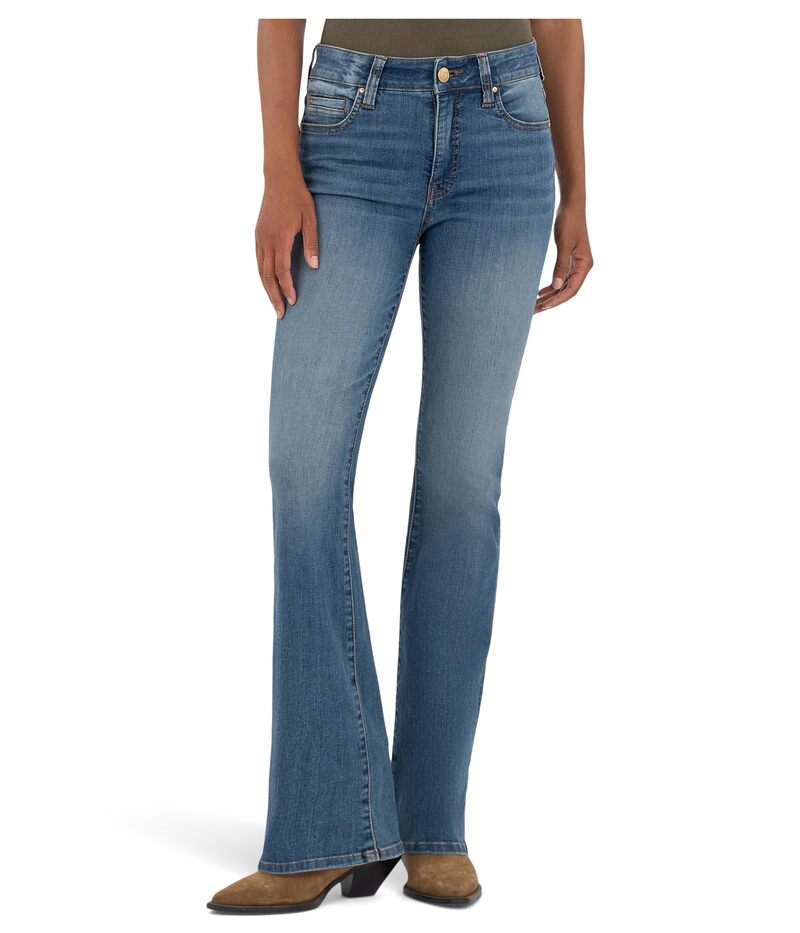 カットフロムザクロス レディース ボトムス デニムパンツ ブーツカット ブーツ KUT from the Kloth Natalie High Rise Fab Ab Bootcut Interactive