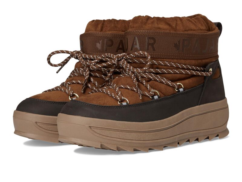 ペイジャー レディース シューズ ブーツ・レインブーツ ミニ スエード Pajar CANADA Galaxy Mini Suede Chestnut/Brown ブラウン