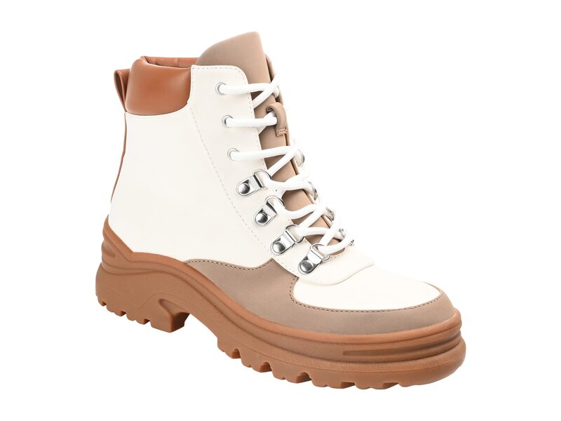 ジュルネ 寄せあわせ レディース シューズ ブーツ・レインブーツ Journee Collection Tru Comfort Foam? Keyera Bootie White 白いこと ブーツ-レディース靴-その他