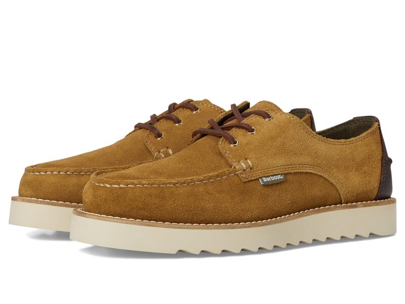 バブアー メンズ シューズ デッキシューズ ダービー Barbour Aydon Derby Shoe Toffee Suede