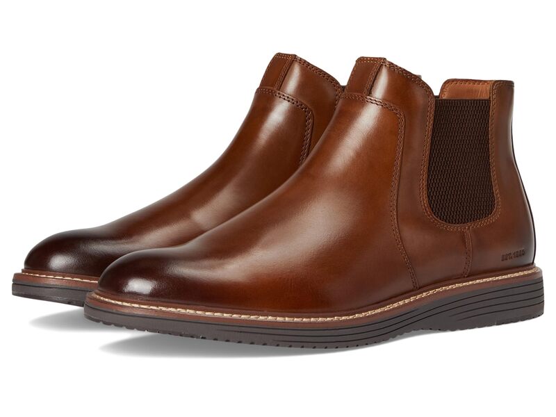 ジョンストンアンドマーフィー メンズ シューズ ブーツ・レインブーツ チェルシーブーツ チェルシー Johnston & Murphy Upton Chelsea Boots Tan Full Grain タン