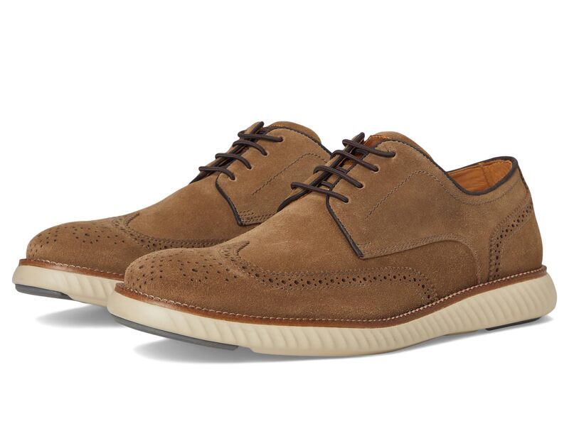 マーティンディングマン メンズ シューズ オックスフォード ウィングチップ Martin Dingman Countryaire No Neoprene Wingtip Smoke スモーク