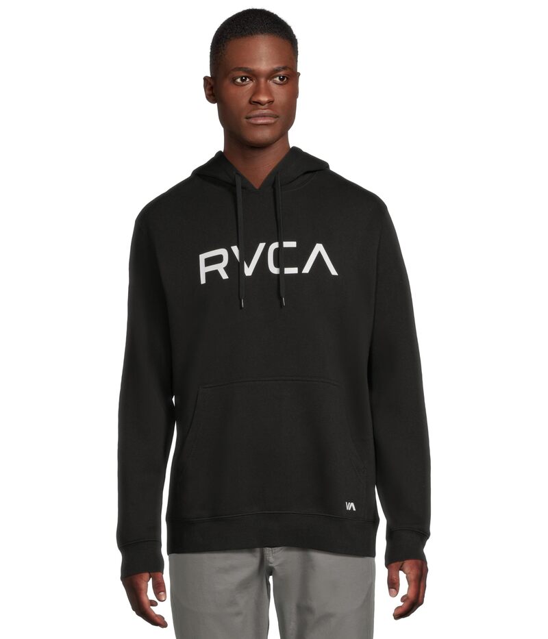 ルーカ メンズ アウター パーカー・スウェット Big RVCA Hoodie Black 1 黒いこと パーカー-メンズファッション-トップス
