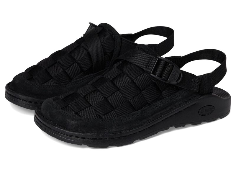 白墨 レディース シューズ スニーカー Chaco Canyon Woven Clog Triple Black 黒いこと