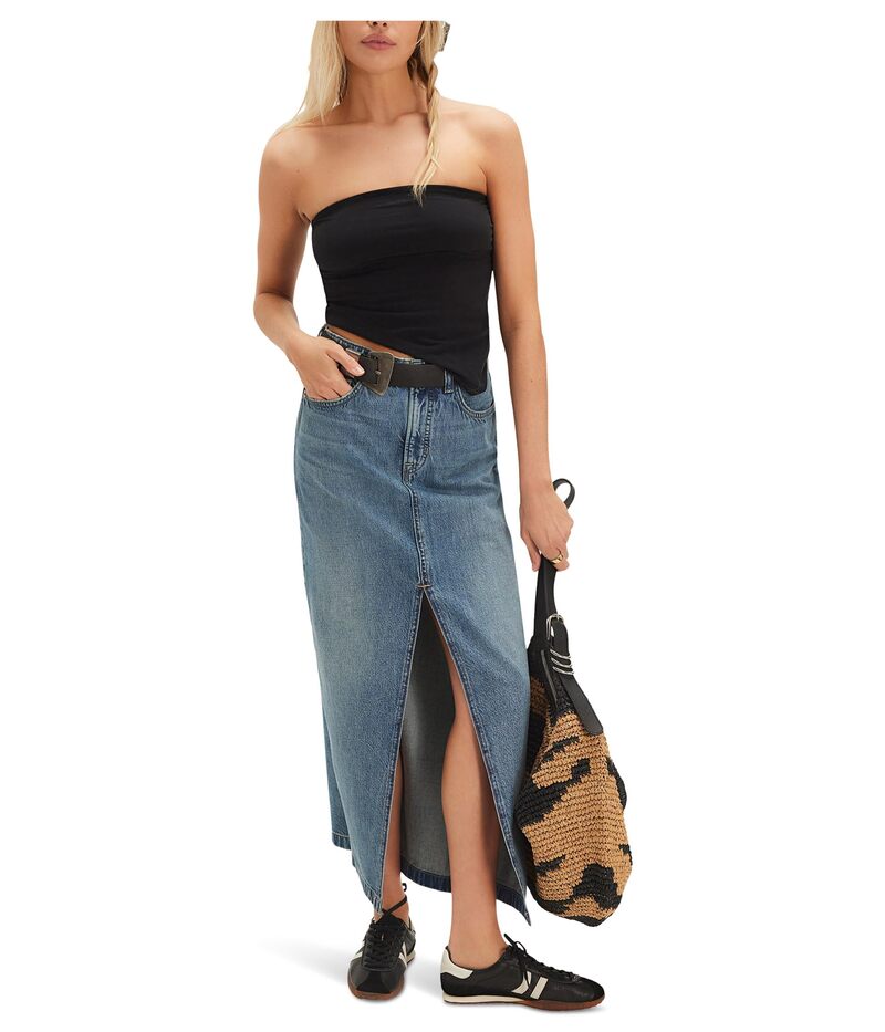 フリーピープル レディース ボトムス スカート デニム マキシ Free People Nothing Better Denim Maxi Little Things デニム
