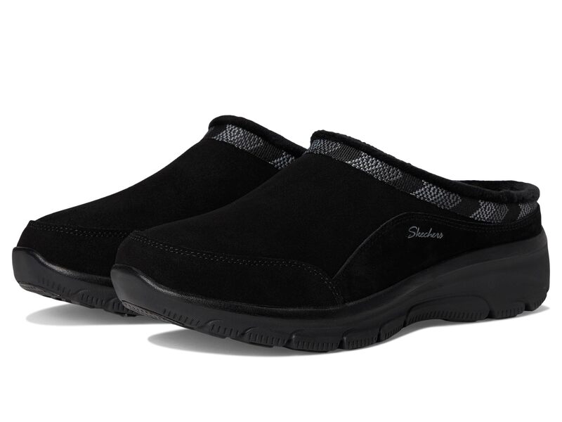 スケッチャーズ レディース シューズ スニーカー SKECHERS Easy Going - Seasonal Grace Black/Black ブラック