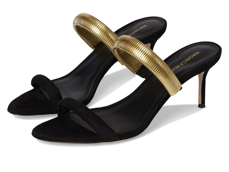 ヴェロニカ ベアード レディース シューズ 踵 サンダル Veronica Beard Tobin Slide Sandals Black 黒いこと