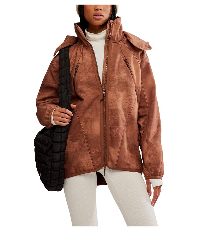 フリーピープル レディース アウター コート ジャケット FP Movement Canyon Crushin Jacket Toasted Coconut