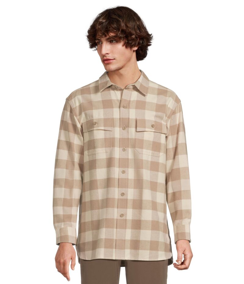 エルエルビーン メンズ トップス シャツ L.L.Bean Chamois Shirt Traditional Fit Plaid River Rock チェック